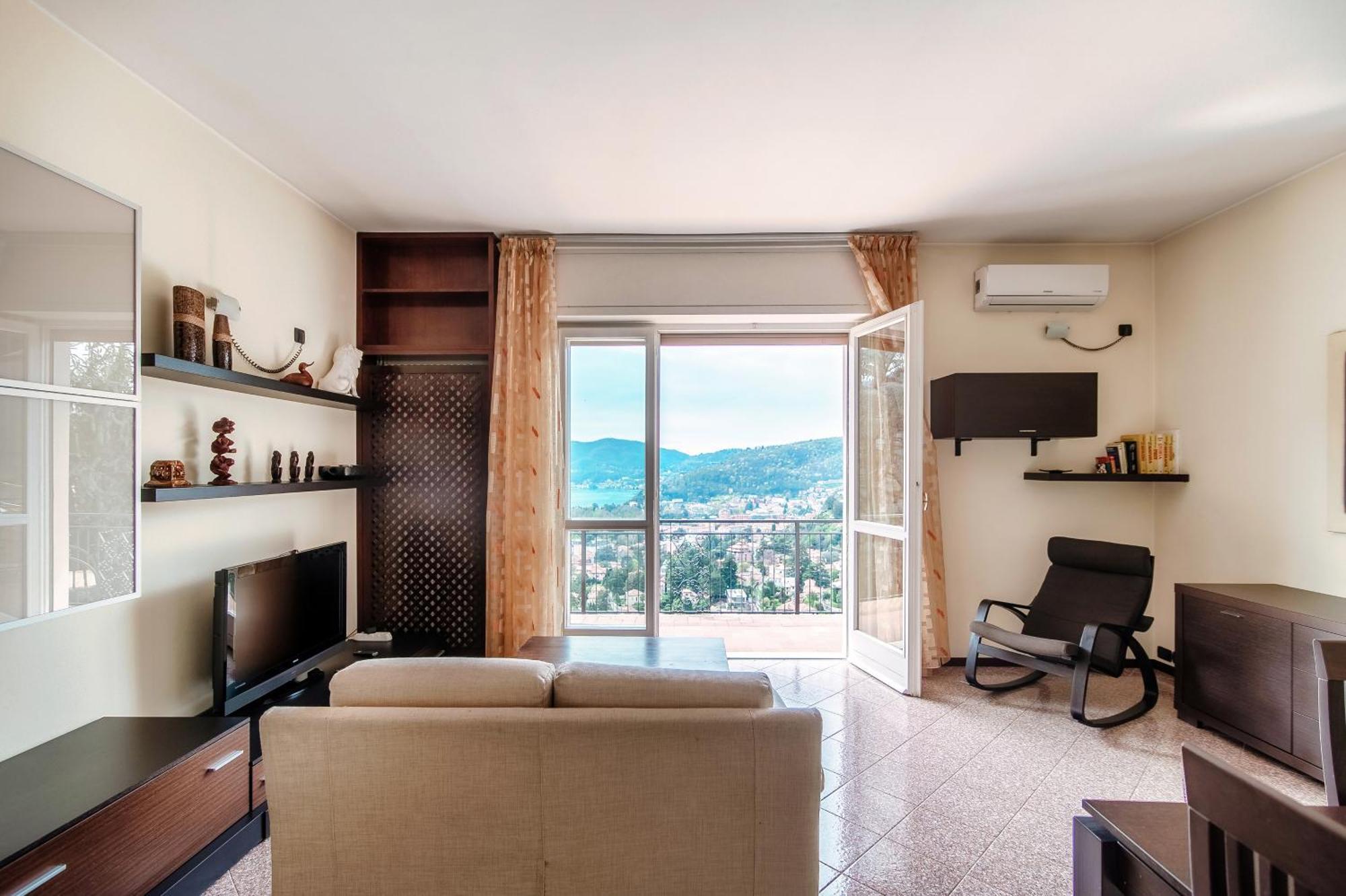 Vista Lario Apartment - Aqua Apartments Чернобио Екстериор снимка